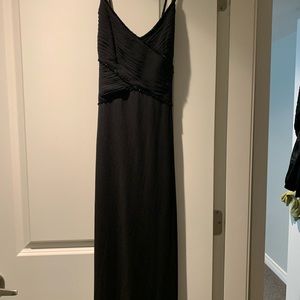 Long black formal gown